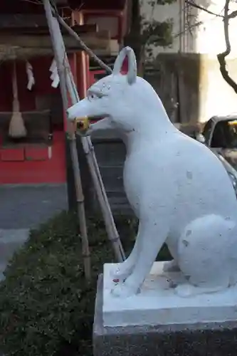 小梳神社の狛犬