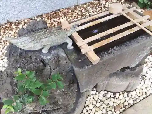 天祖神社（与野七福神　寿老神）の手水