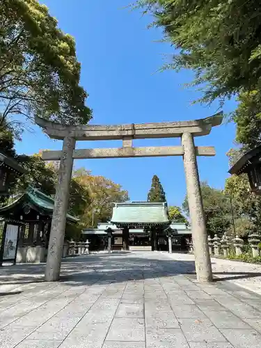 遠石八幡宮の鳥居