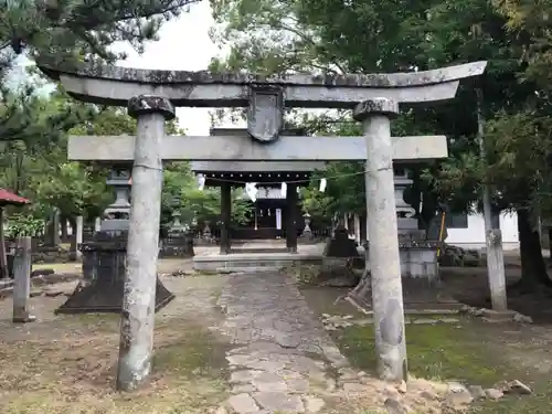 柴宮神社の鳥居