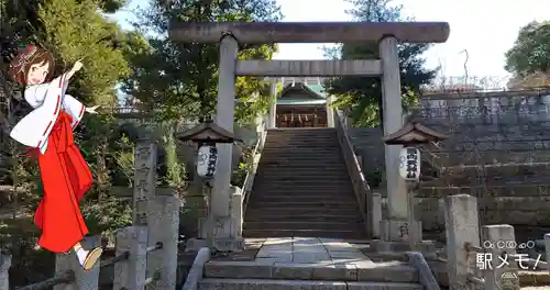 西向天神社の鳥居