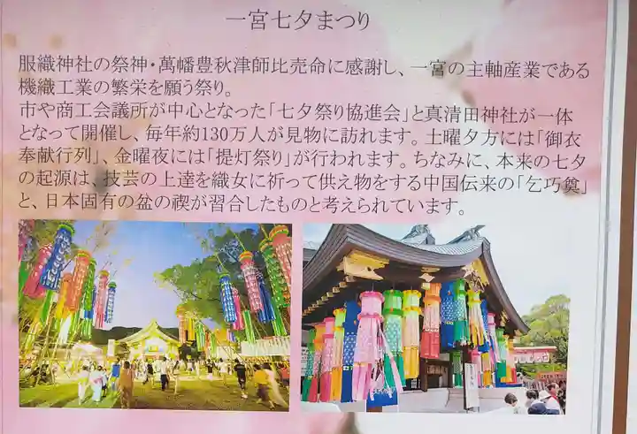 服織神社(真清田神社境内社)の歴史