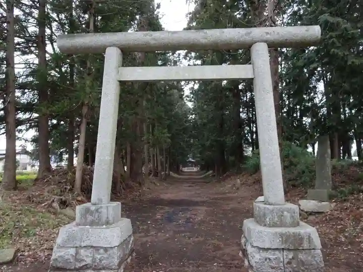 阿波山上神社の鳥居