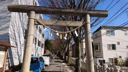 下神明天祖神社の鳥居