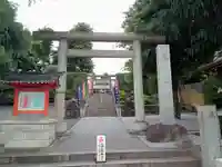 中野沼袋氷川神社の鳥居