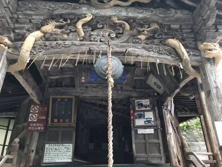 円通三匝堂(さざえ堂)の本殿・本堂