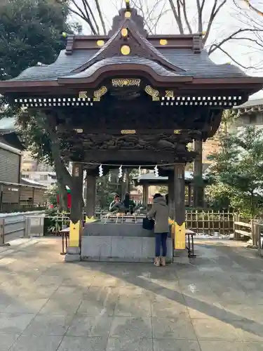 大國魂神社の手水