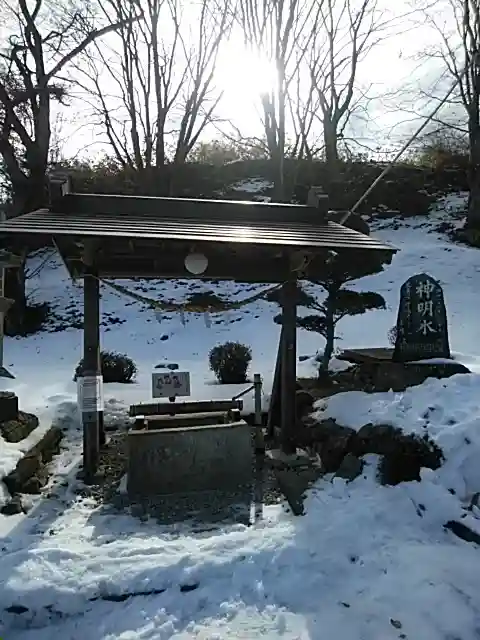 三春大神宮の手水舎