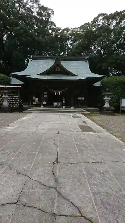 都萬神社の本殿・本堂