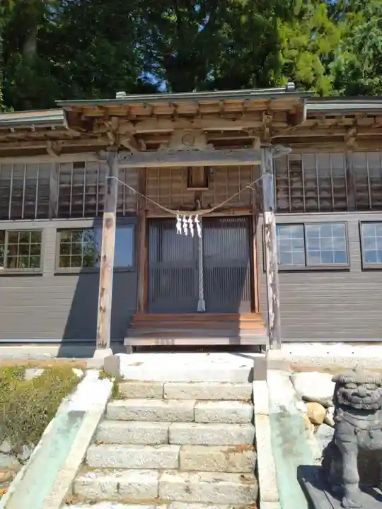 冠嶺神社(上栃窪)(福島県)