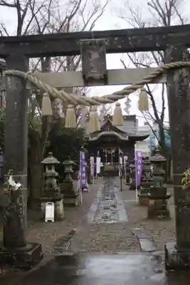 取手八坂神社の鳥居