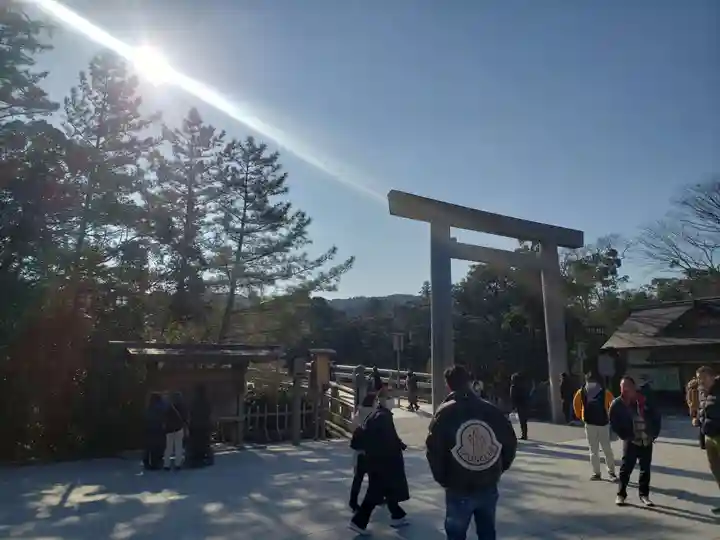 伊勢神宮内宮(皇大神宮)の鳥居