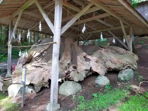 丹内山神社の庭園