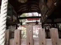 池坐朝霧黄幡比賣神社の山門・神門