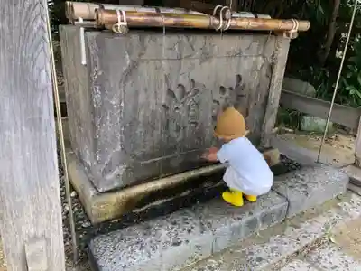 叶神社（東叶神社）の手水舎