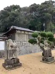惣社八幡宮の狛犬
