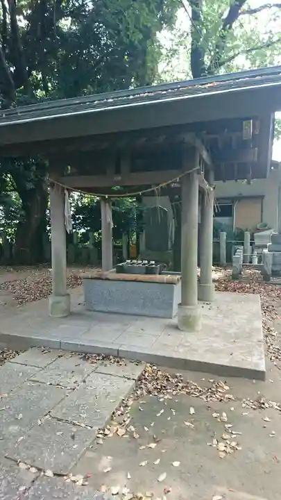 北星神社の手水舎