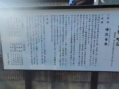 元巣神社の歴史