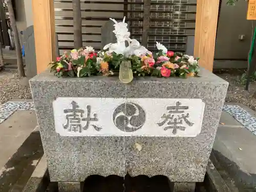 田無神社の手水舎