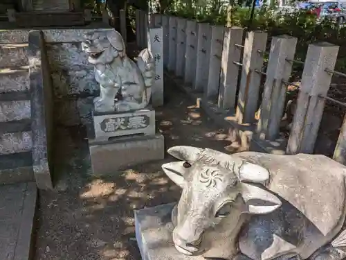 八幡社（柏井町）の狛犬