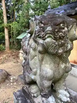 熊野社（塔野地東屋敷）の狛犬