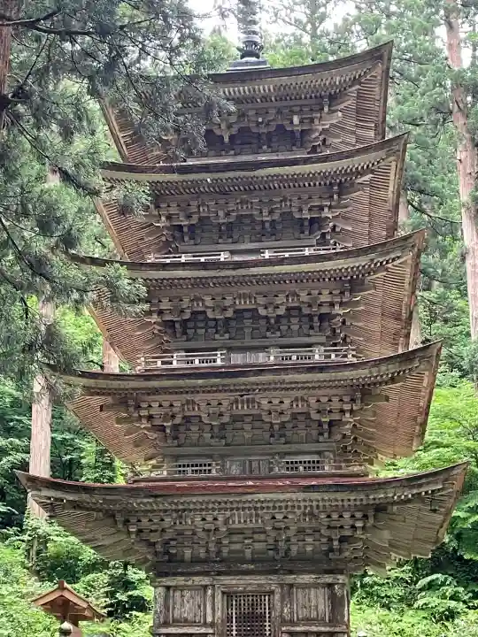 羽黒山五重塔(出羽三山神社)(山形県)