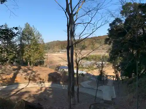 白山神社の景色