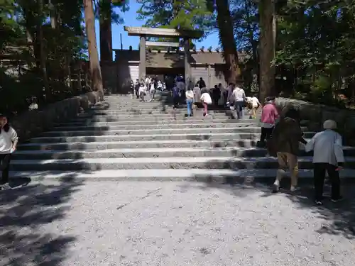 伊勢神宮内宮（皇大神宮）の鳥居