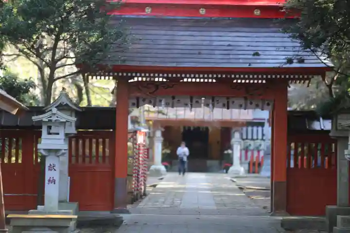 息栖神社の山門・神門