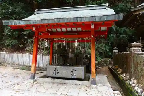 狸谷山不動院の手水舎