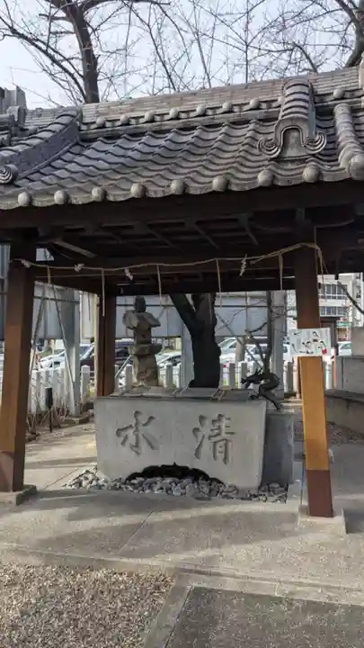 神明社(赤塚神明社)の手水舎