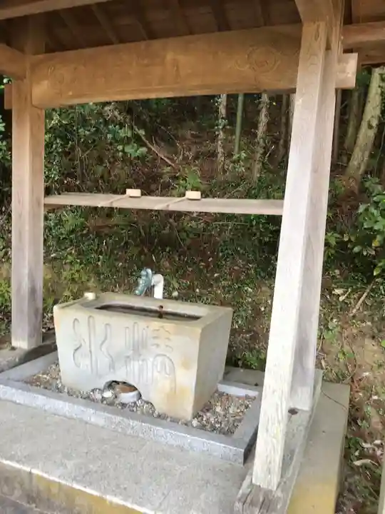 戸田柿本神社の手水舎