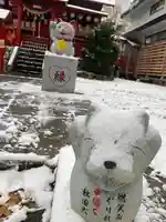 鹿角八坂神社の像