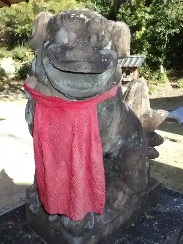 走田神社の狛犬