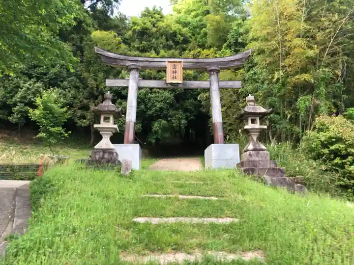雷神社の鳥居