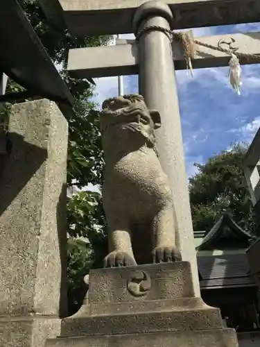 小野照崎神社の狛犬