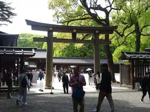 明治神宮の鳥居