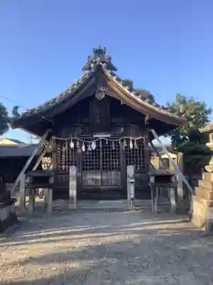 八幡社の本殿・本堂