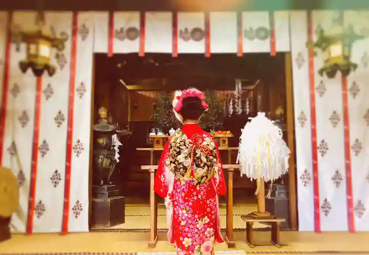 福島八幡宮の七五三参