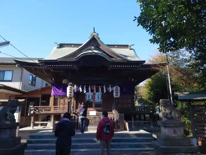 立川熊野神社の本殿・本堂