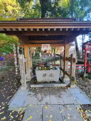 間々田八幡宮の手水舎