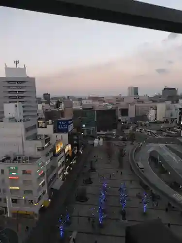 鉄道神社の景色