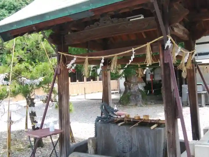 伊賀八幡宮の手水舎