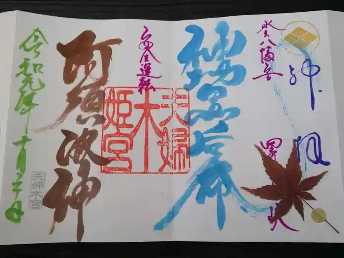 夫婦木神社姫の宮の御朱印