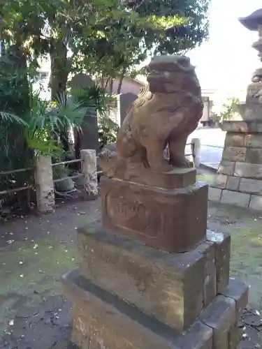 中村八幡神社の狛犬