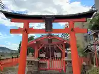 松明殿稲荷神社の鳥居