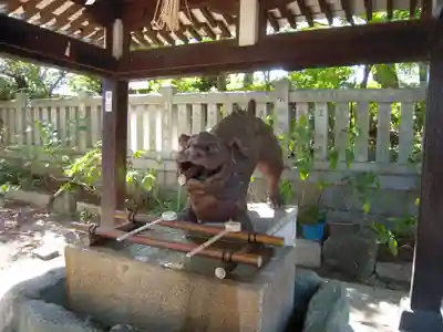 阿部野神社の手水舎
