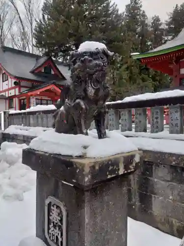 遠野郷八幡宮の狛犬