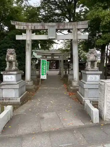 入間野神社の鳥居