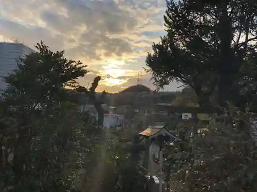 横浜御嶽神社の景色